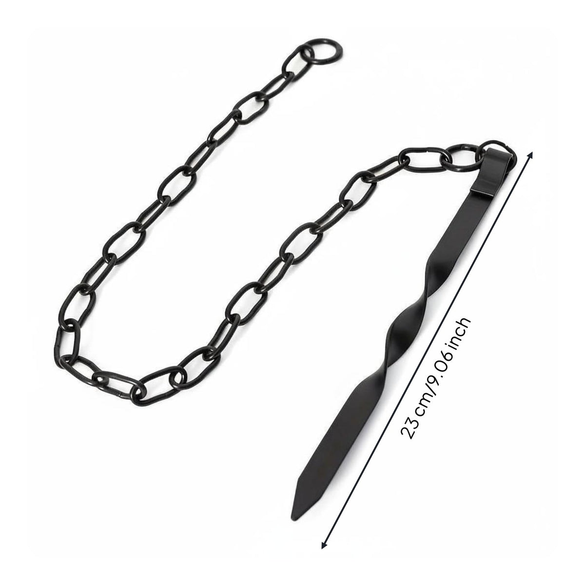 Rain Chain Anchor Stake Easy Installation Rain Chain Ground Anchor Curb Attraction for Yard