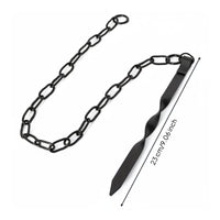 Rain Chain Anchor Stake Easy Installation Rain Chain Ground Anchor Curb Attraction for Yard