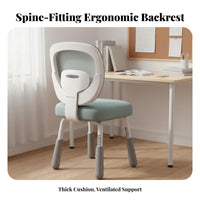 Support Adjustable Kids Study Chair Stable Frame Adjustable Kids Desk Chair Breathable Mesh Back Soft Padded Cushion for Students, Boys, Girls, Home, Bedroom