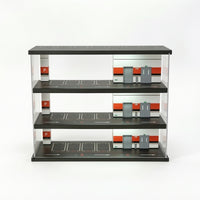 Parking Garage Display Miniature Display Case with Parking Slots Slim