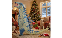 Inflatable Dinosaur Costume Quick to Inflate Inflatable Dinosaur Costume Playful for Halloween, Cosplay Parties