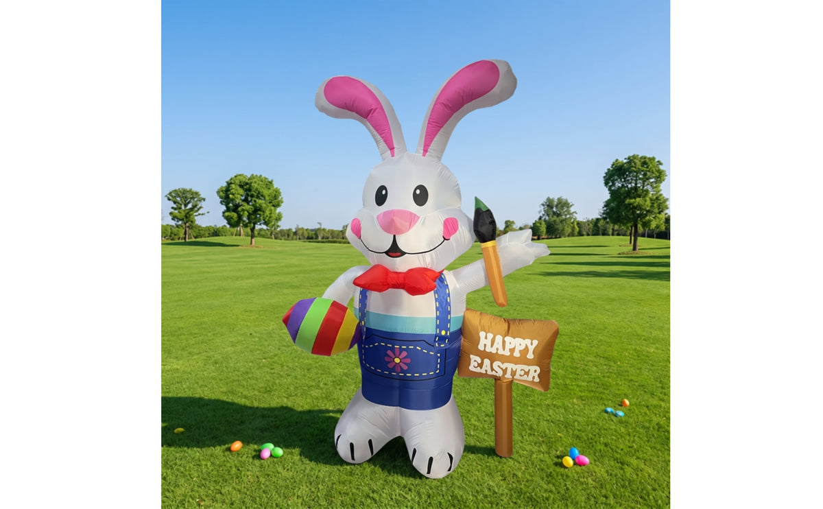 Inflatable Decoration Air-Blown Air-Inflated Figure Holiday Lawn Ornament for Yard, Garden, Porch