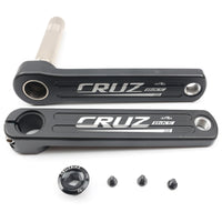 Crank Arm Assembly with Spindle Hollow Integrated Cycle Crank Arm Assembly Crankset with Spindle CNC-Machined Cycle Crankset
