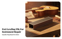 Straight Guitar Fret Leveling Beam Long-Lasting Aluminum Alloy Fret Leveling Beam Lightweight for Luthiers, Guitarists, Fretwork