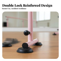 Freestanding Dance Bar Space-Saving Portable Dance Bar Heavy Duty Home Dance Training Bar for Kids, Beginners, Gym