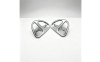 2 Pieces Air Intake Grille Trim Polished Motorcycle Accessory Aftermarket