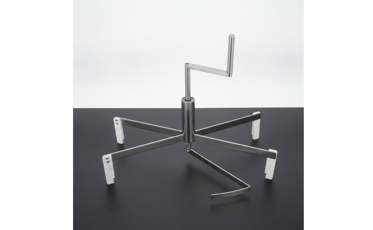 Crepe Forming Tool Heavy-Duty Crepe Spreader Batter Spreader with Crank Arm Rust-Resistant Utensil Easy to Use for Chefs