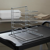 Multi-Tier Pizza Rack Space Saving Pizza Pan Stacking Rack Metal Kitchen Storage for Pizzerias, Restaurants