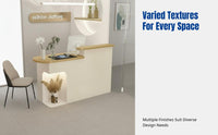 Cashier Counter, Modern Minimalist Reception Desk, Small Bar Table for Clothing Shop, Milk Tea Shop, Multiple Colors