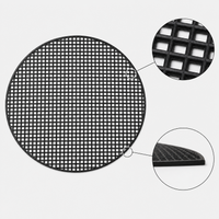 Flower Pot Mesh Pads for Drainage and Soil Retention - Round Plastic Screens for Planters