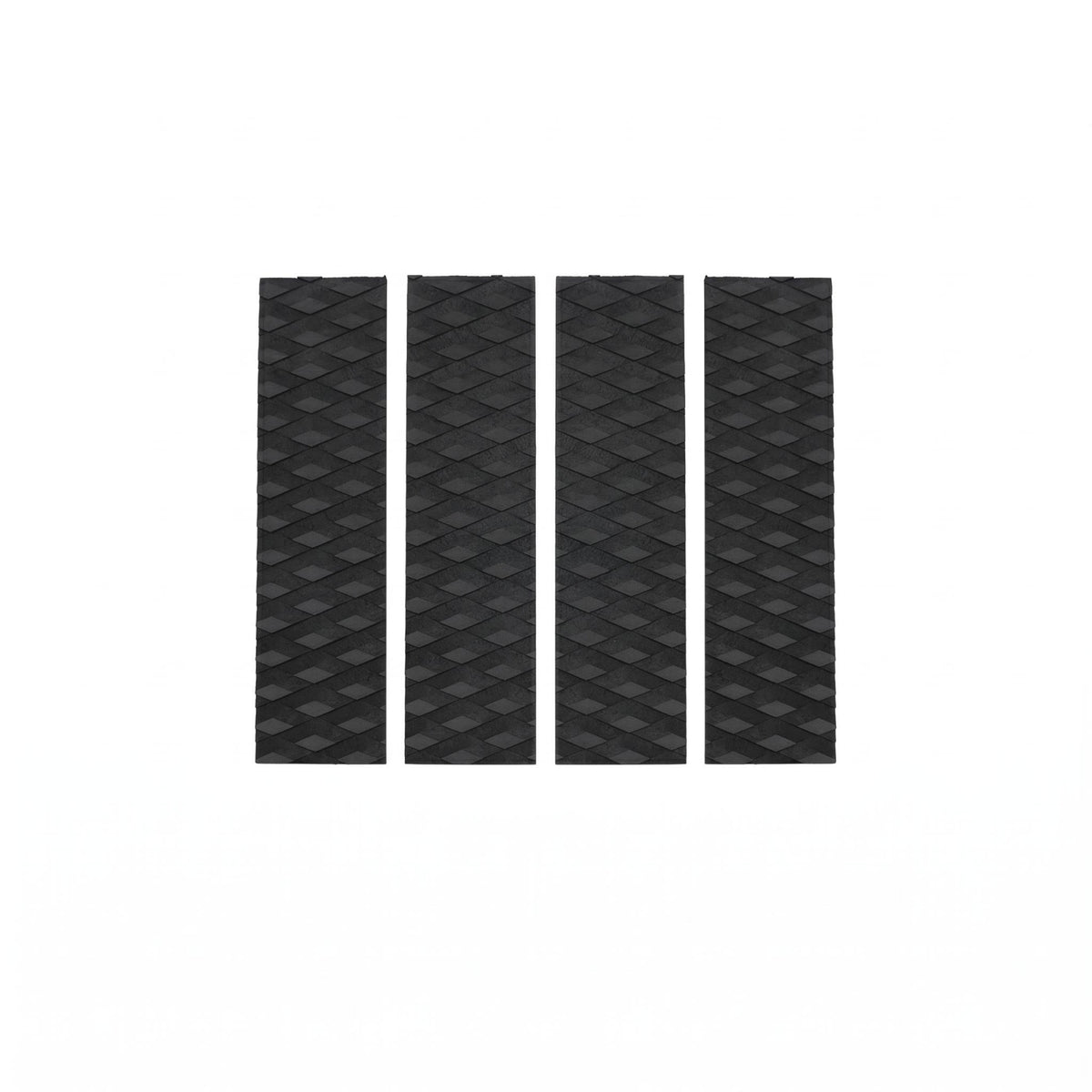 4 Pieces Black Surfboard Anti-Slip Mat Geometric-patternPattern Surfboard Traction Pad Textured Board-Riding Grip Strips Rectangular