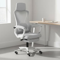 Ergonomic Office Chair Support Reclining Computer Chair with Footrest for Students, Streamers, Dorm Room