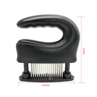 Meat Tenderizer Easy Grip Meat Tenderizer with Stainless Steel Space-Saving Kitchen Tool for Marinade Marinating