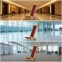 Foldable Luggage Trolley Compact Foldable Luggage Cart Small Hand Truck Portable Trolley for Hotels, Lobby, Hospitality