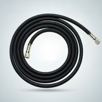 Braided Air Hose Threaded Braided Hose with Fittings Leak-Tested High-Temperature for Hobbyists, Airbrushing, Spray Painting