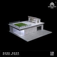 1:64 Scale Sunroom Scene Model, PVC, Static