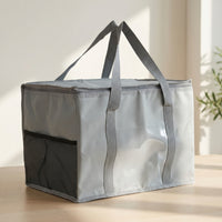 Insulated Bag with Pockets Portable Insulated Bag Tote with Pockets Insulated Tote Bag for Campers, Vacationers, Camping, Road Trips