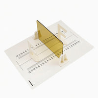 Plane Mirror Imaging Apparatus Transparent Optics Demonstrator Upright Physics Equipment for Teachers, School Experimentation Area