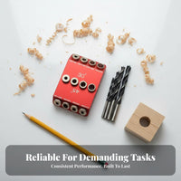 Accurate Positioning Multi-Angle Drill Guide High Precision Woodworking Hole Long-Lasting Construction for Woodworkers, Home Improvement