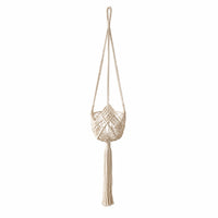 Indoor Macrame Plant Hanger Bohemian Hanging Plant Holder Handmade Hanging Planter Basket Decorative for Balcony, Window