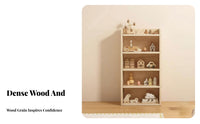 Childchild-safe Multi-Tier children's Organizer Stable frame kids' Furniture Large Capacity shelving unit Space-Saving for Toddlers, Kindergarten educators, Parents, Playroom, Nursery, Living Room, Bedroom