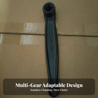 Mountain Bike Crankset Anti-Chain Drop Design Triple Chainring Crankset Mountain Bike Crank Limb Set High-Strength Carbon Steel