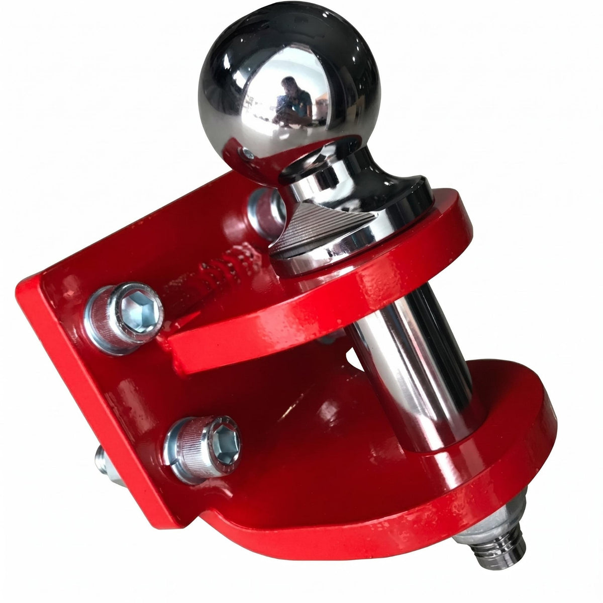 50 Ball Tow Hitch Compact Polished Chrome Hitch Ball Fit Vehicle Towing