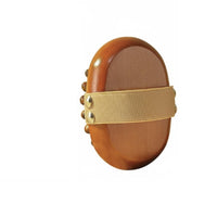 Fatigue Relief Sandalwood Acupressure Brush Ergonomic Hand Strap Wooden Meridian Brush Handheld Body Sculpting Tool for Home