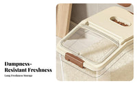 Moisture-Proof Airtight Rice Storage Container Long-Lasting Rice Storage Container Multi-Purpose