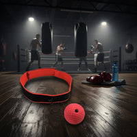 Enhances Hand-Eye Coordination Boxing Reflex Ball Portable Headband Punching Ball Safe and Long-Lasting Fight Skill Coach for Children, Beginners, Home Gym