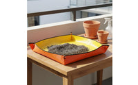 Plant Repotting Mat Easy to Clean Foldable Potting Tray Leak-Resistant Corners Waterproof Gardening Tarp for Gardeners, Indoor, Balcony