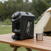 Sturdy Handle Portable Water Dispenser Container Large Capacity Camping Water Jug Safe Plastic Safe Outdoor Gear Thickened Walls