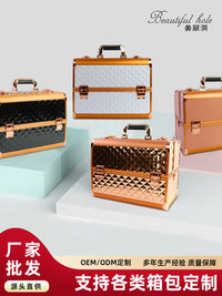 Portable Makeup Organizer Box for Eyelash and Nail Tools