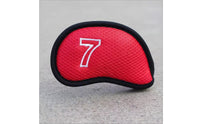 10 Pieces Sporting Iron Protectors Long-Lasting Sporting Iron Headcover Set Secure Fit Lightweight