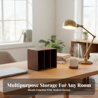 Stackable Organizer Box Customizable Laydirectly Single Storage Cube Minimalist & Design Shelving Single Unit for Apartment Dwellers, Residents