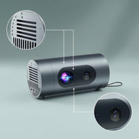 Portable Mini Display Device Compact Cylindrical Display Device Handheld Electronics for Mobile Users, Home Theater