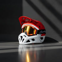 Safety Full Face Mountain Bike Helmet Customizable Fit Full Face Bike Helmet Rugged Impact Resistant for Trail Riding
