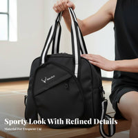 Multifunctional Badminton Racquet Tote Versatile Carrying Options Gender-Neutral Racket Tote Lightweight Design for Fitness Training, Travel