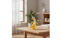 Quirky Banana Duck Figurine Whimsical Duck with Banana Peel Body Novelty Tabletop Ornament Playful for Desk, Bookshelf, Home Office