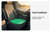 Easy Installation Summer Cooling Seat Pad Non-Slip Breathable Car Seat Cushion Wear-Resistant for Truck Drivers, Van, Forklift
