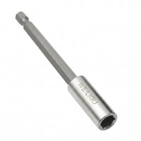 Metal Drill Bit Extension Adapter Straight Hex Shank Adapter Cylindrical Screwdriver Bit Extension Long-Lasting