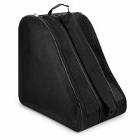 Triangular Skate Bag with Mesh Panels Breathable Roller Skate Bag Crossbody Carrying Case Ventilated for Skaters, Commuters, Students, Practice Sessions, Everyday Storage