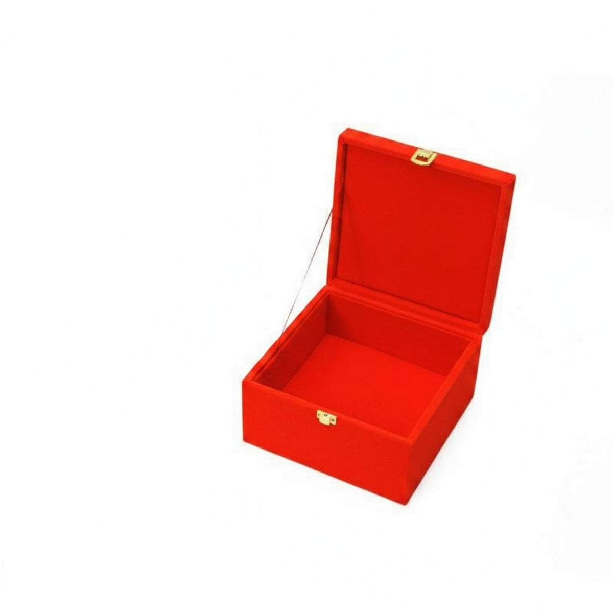 Wedding Jewelry Box Gold Latch Accessory Storage for Brides