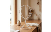 Tabletop Wire Hat Stand Decorative Hat Stand with Circular Base Freestanding Sleek for Countertop, Dresser