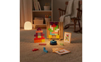Wooden Block Puzzle Interactive Battle Puzzle Educational Tabletop Game with Chime Families, Young Children, Playroom, Classroom