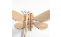 Wooden Dragonfly Clothes Pole Finely Polished Dragonfly Clothes Reacher Design Laundry Accessory