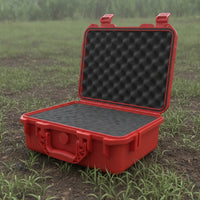 Hard Case with Foam Lockable Hard Carrying Case Portable for Technicians, Workshop