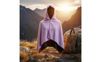 Hooded Sun Cape Quick-Drying Translucent Cape Perforated