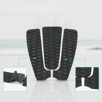 3 Pieces Surfboard Traction Pad Cushioned Surfboard Anti-Slip Mat Deck Grip Mat Cushioning Flexible for Surfers, Paddleboard