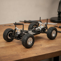 4 Pieces RC Car Wheels with Metal Hub Rubber RC Crawler Tires with Rims High Hold Rim for Hobbyists